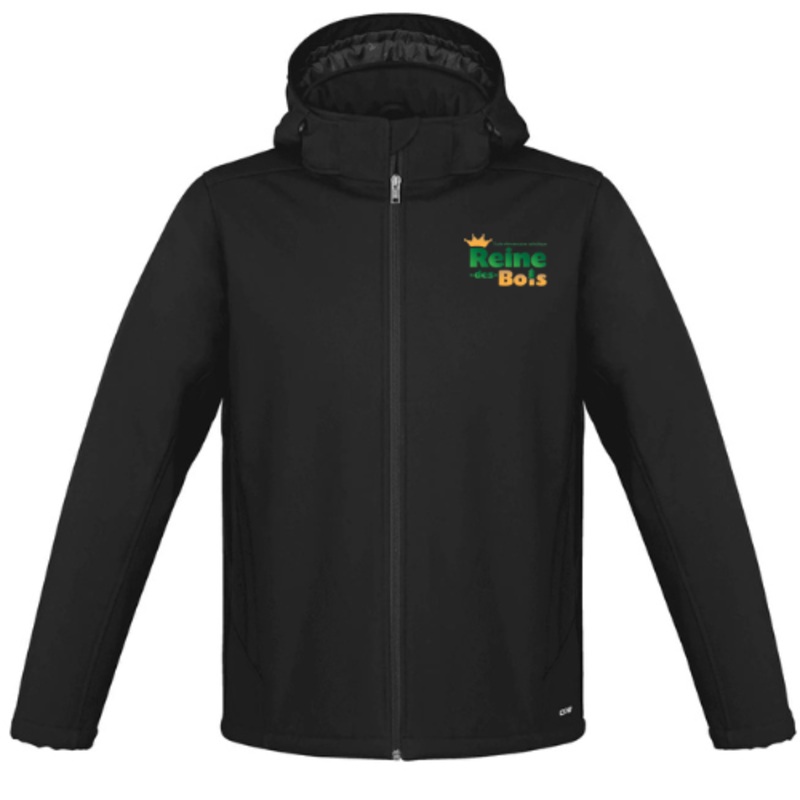 COLE LMENTAIRE CATHOLIQUE REINE DES BOIS CX2 WINTER YOUTH AND MENS JACKET W/ REMOVABLE HOOD WITH EMBROIDERED LEFT CHEST LOGO