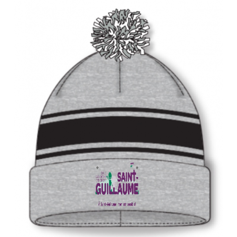 COLE LMENTAIRE CATHOLIQUE SAINT GUILLAUME AK POM POM HAT WITH EMBROIDERED LOGO
