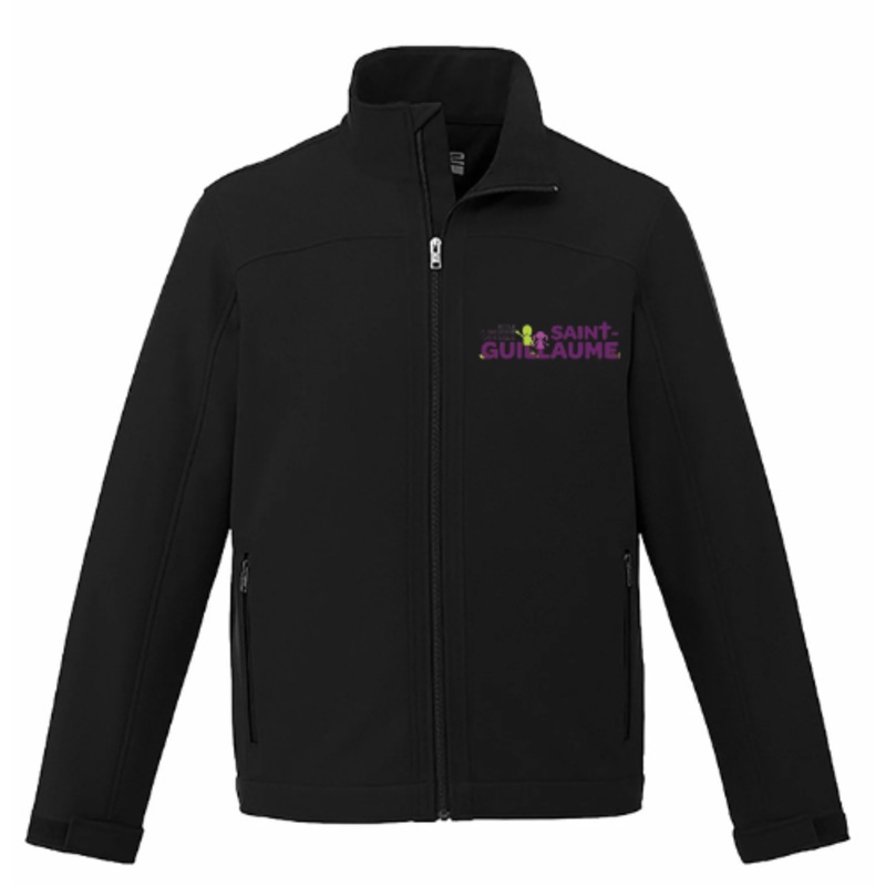 COLE LMENTAIRE CATHOLIQUE SAINT GUILLAUME CX2 LIGHTWEIGHT SOFTSHELL MEN’S JACKET WITH EMBROIDERED LEFT CHEST LOGO