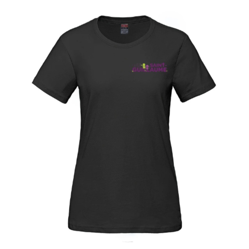 COLE LMENTAIRE CATHOLIQUE SAINT GUILLAUME DRYFIT SHORT SLEEVE TEE LADIES WITH HEAT PRESSED LOGO