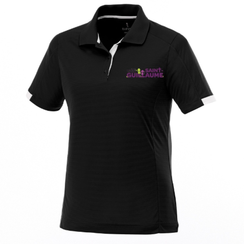 COLE LMENTAIRE CATHOLIQUE SAINT GUILLAUME KISO WOMENS POLO WITH EMBROIDERED LEFT CHEST LOGO