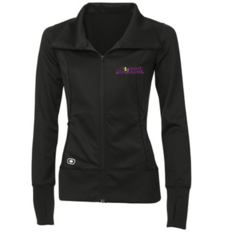 COLE LMENTAIRE CATHOLIQUE SAINT GUILLAUME OGIO LADIES FULL ZIP POLY JACKET WITH EMBROIDERED LEFT CHEST LOGO