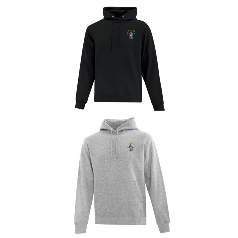 COLE LMENTAIRE CATHOLIQUE SAINT JOSEPH ATC COTTON HOODIE WITH HEAT PRESSED LEFT CHEST LOGO