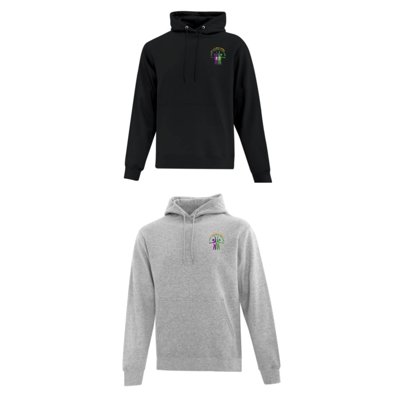 COLE LMENTAIRE CATHOLIQUE SAINT JOSEPH ATC COTTON HOODIE WITH LEFT CHEST EMBROIDERED LOGO
