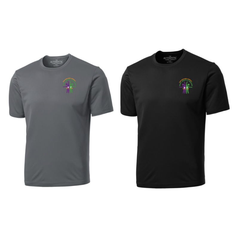 COLE LMENTAIRE CATHOLIQUE SAINT JOSEPH ATC DRYFIT SHORT SLEEVE WITH LEFT CHEST HEAT PRESSED LOGO