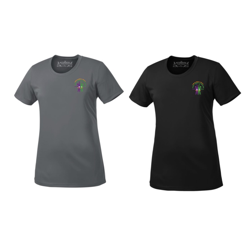 COLE LMENTAIRE CATHOLIQUE SAINT JOSEPH ATC LADIES DRYFIT SHIRT WITH LEFT CHEST HEAT PRESSED LOGO