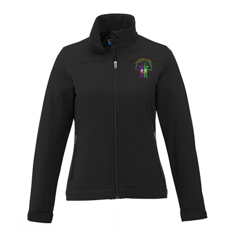 COLE LMENTAIRE CATHOLIQUE SAINT JOSEPH CX2 SOFTSHELL LADIES JACKET WITH EMBROIDERED LEFT CHEST LOGO