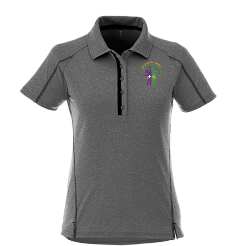 COLE LMENTAIRE CATHOLIQUE SAINT JOSEPH MACTA LADIES POLO WITH EMBROIDERED LEFT CHEST LOGO