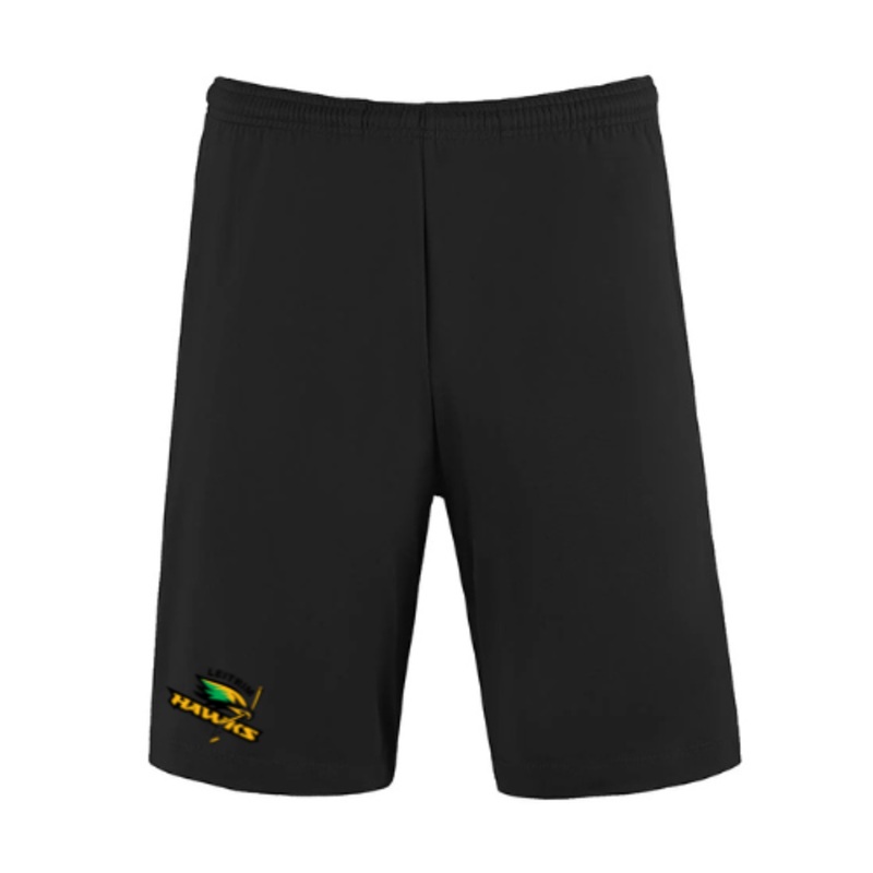 LEITRIM HAWKS WAVE SHORTS|Black|YXS|YS|YM|YL|YXL|AXS|AS|AM|AL|AXL|AXXL|AXXXL|A4XL