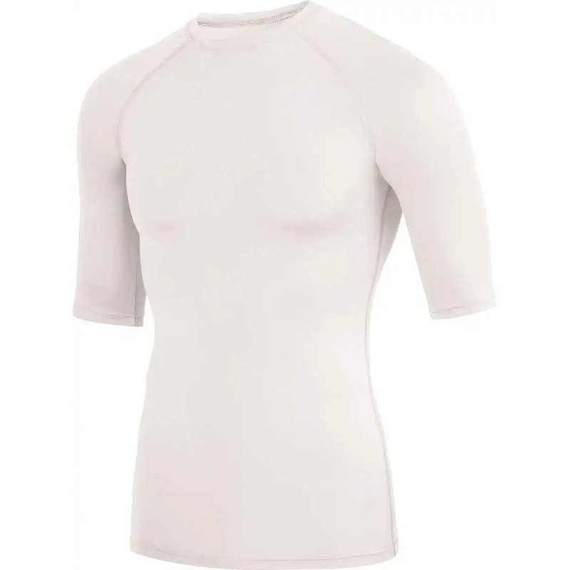 Augusta 2606 Hyperform Compression Half Sleeve Shirt – White