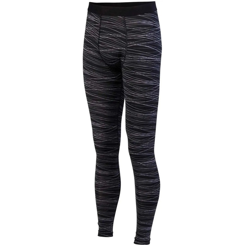 Augusta 2620 Hyperform Compression Tight – Black Graphite Print