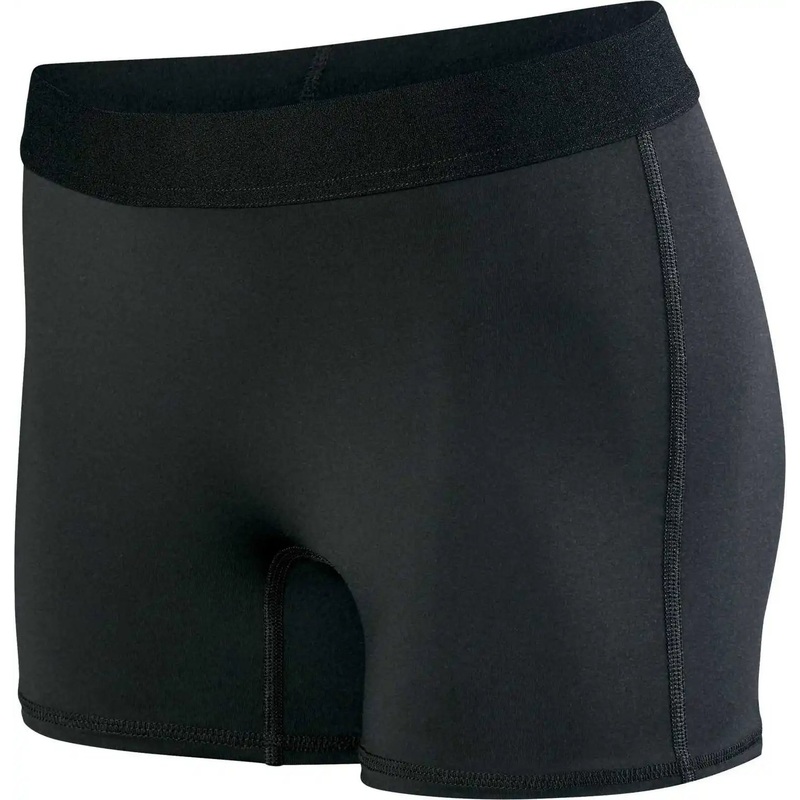 Augusta 2625 Ladies Hyperform Fitted Short – Black
