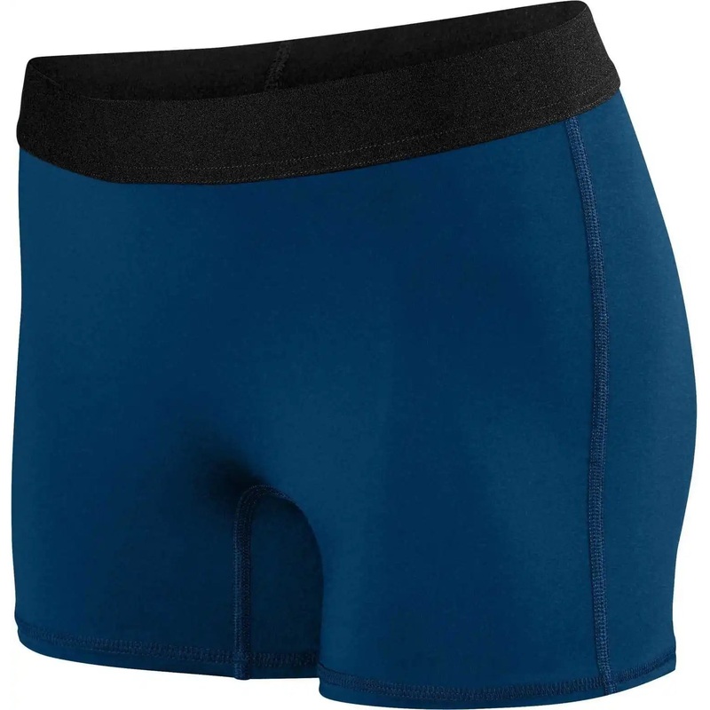 Augusta 2625 Ladies Hyperform Fitted Short – Navy