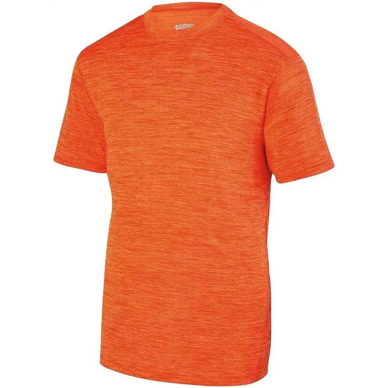 Augusta 2900 Shadow Tonal Heather Training Tee – Orange