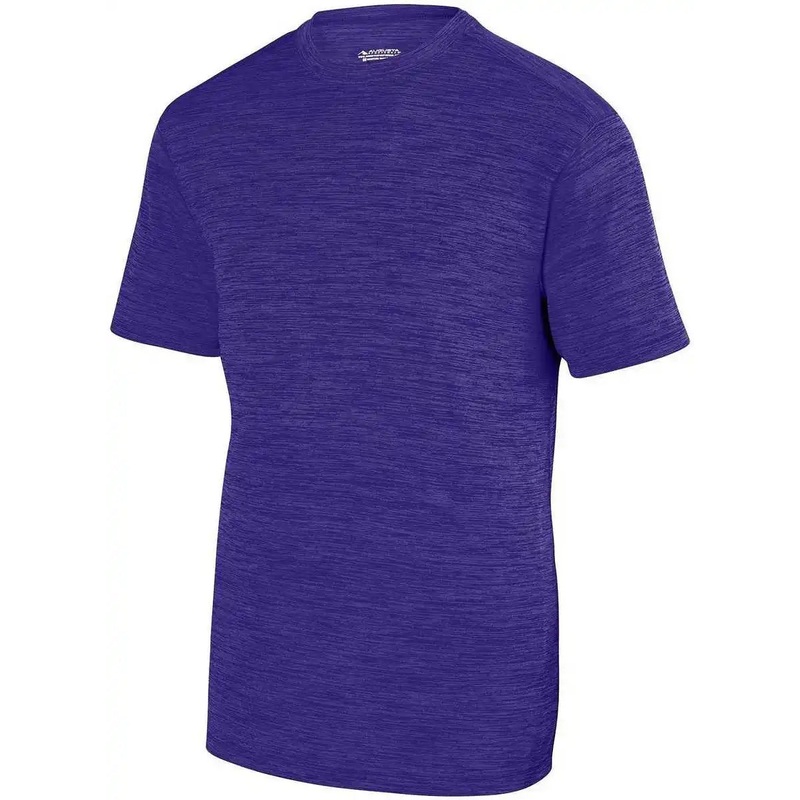 Augusta 2900 Shadow Tonal Heather Training Tee – Purple