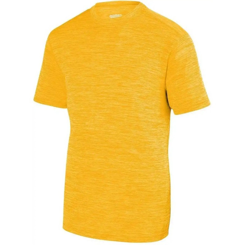 Augusta 2901 Youth Shadow Tonal Heather Training Tee – Gold