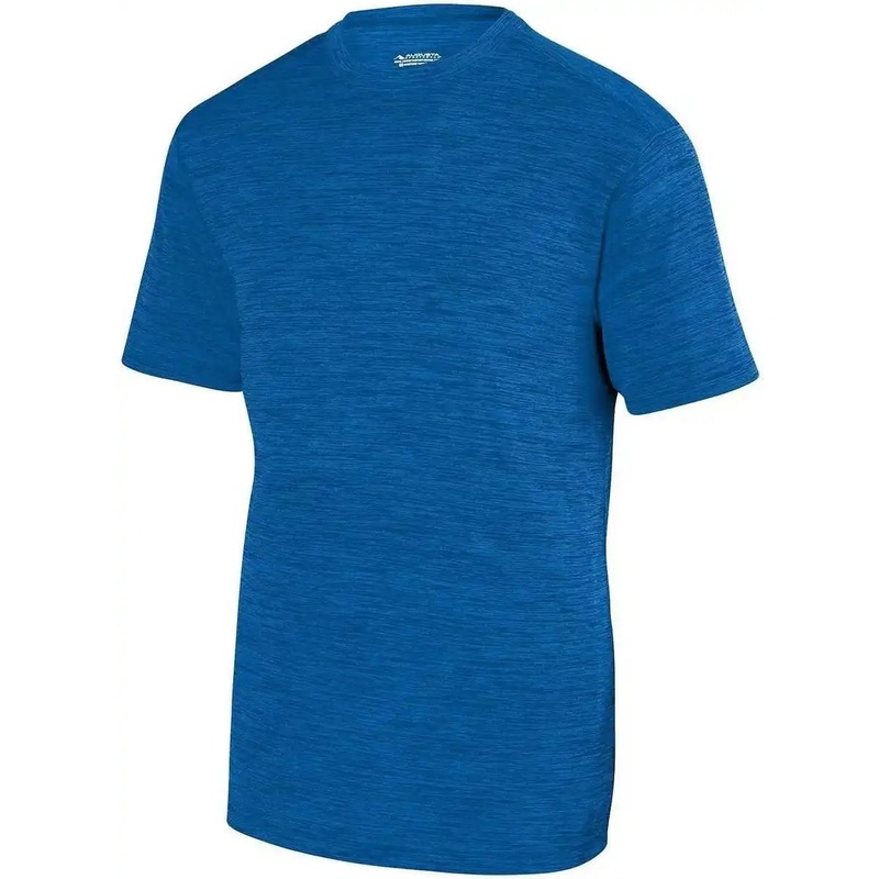 Augusta 2901 Youth Shadow Tonal Heather Training Tee – Royal