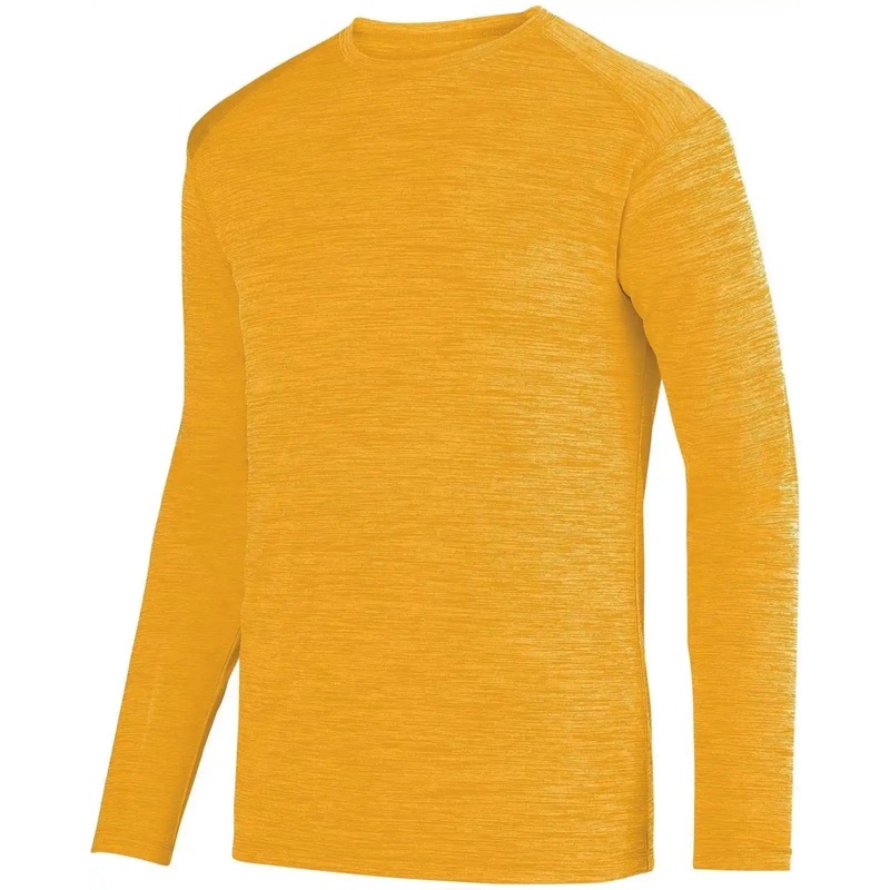 Augusta 2903 Shadow Tonal Heather Long Sleeve Tee – Gold
