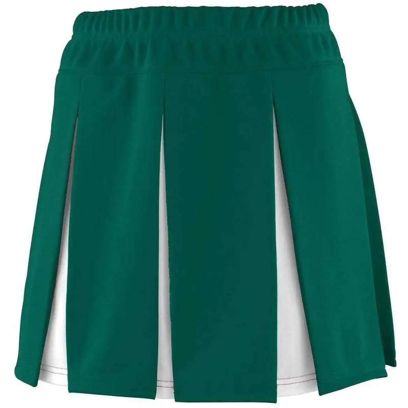 Augusta 9116 Girls Liberty Skirt – Forest White