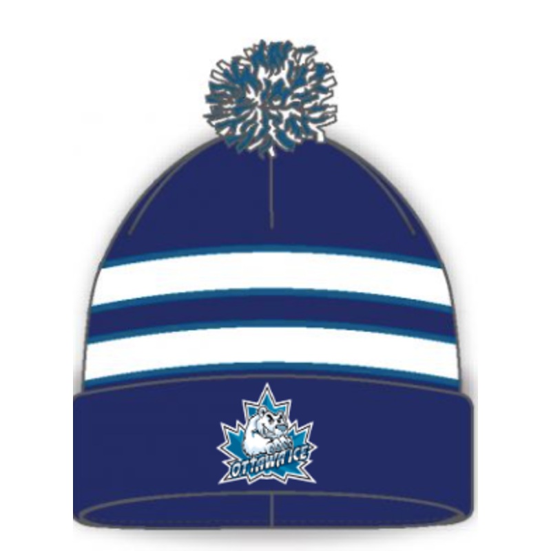 OTTAWA ICE AK POM POM HAT WITH EMBROIDERED LOGO