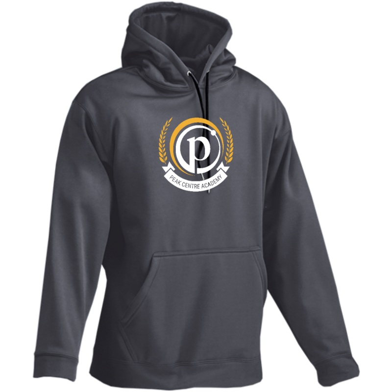 PEAK ACADEMY KOBE CARRIER PERFORMANCE HOODIE WITH LARGE EMBROIDERED LOGO ON FRONT