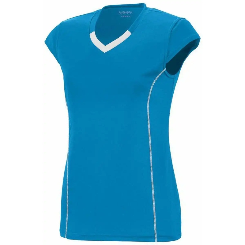 Augusta 1218 Ladies Blash Jersey – Blue White