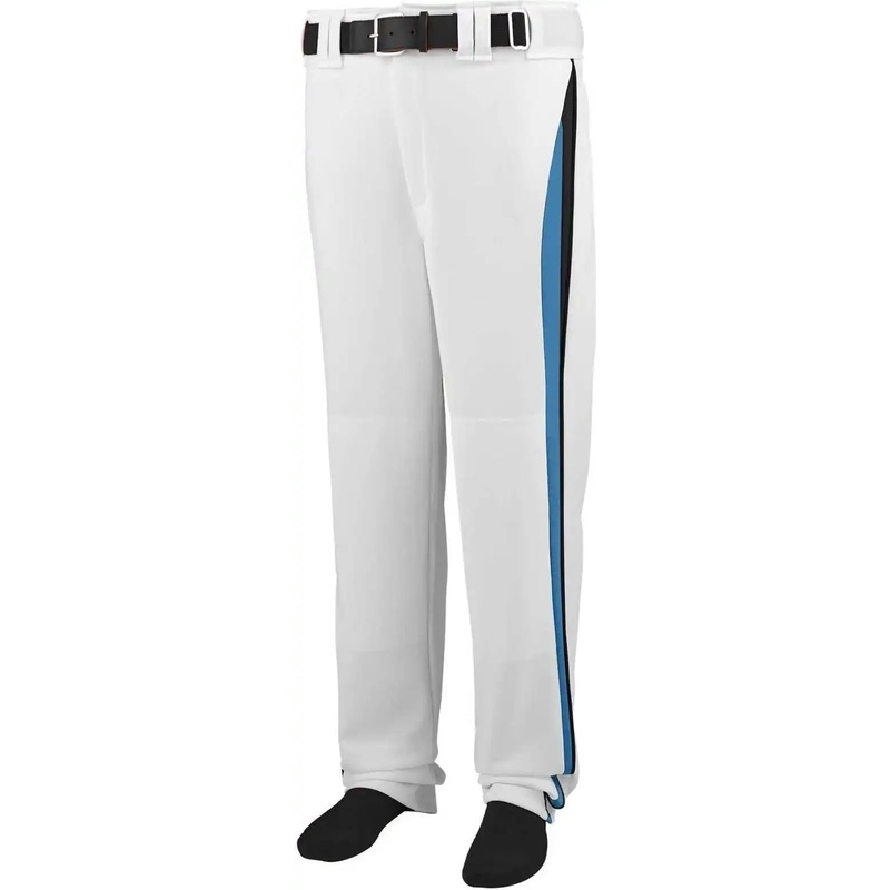 Augusta 1475 Line Drive Baseball Softball Pant – White LBlue Black