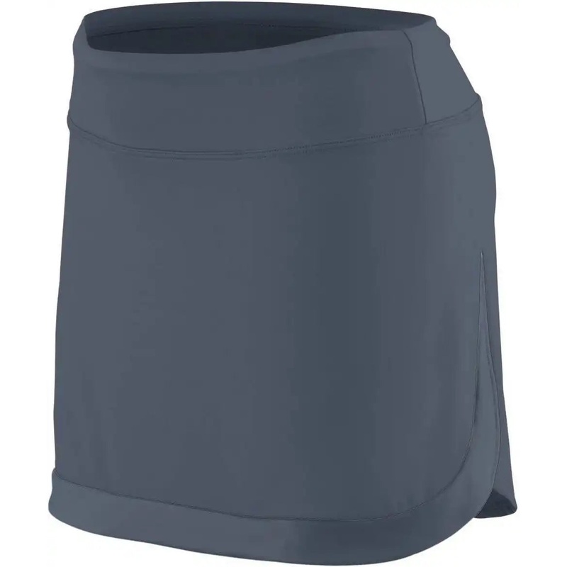Augusta 2410 Ladies Action Color Block Skort – Dark Gray