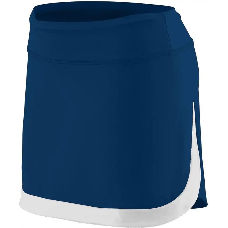 Augusta 2410 Ladies Action Color Block Skort – Navy White