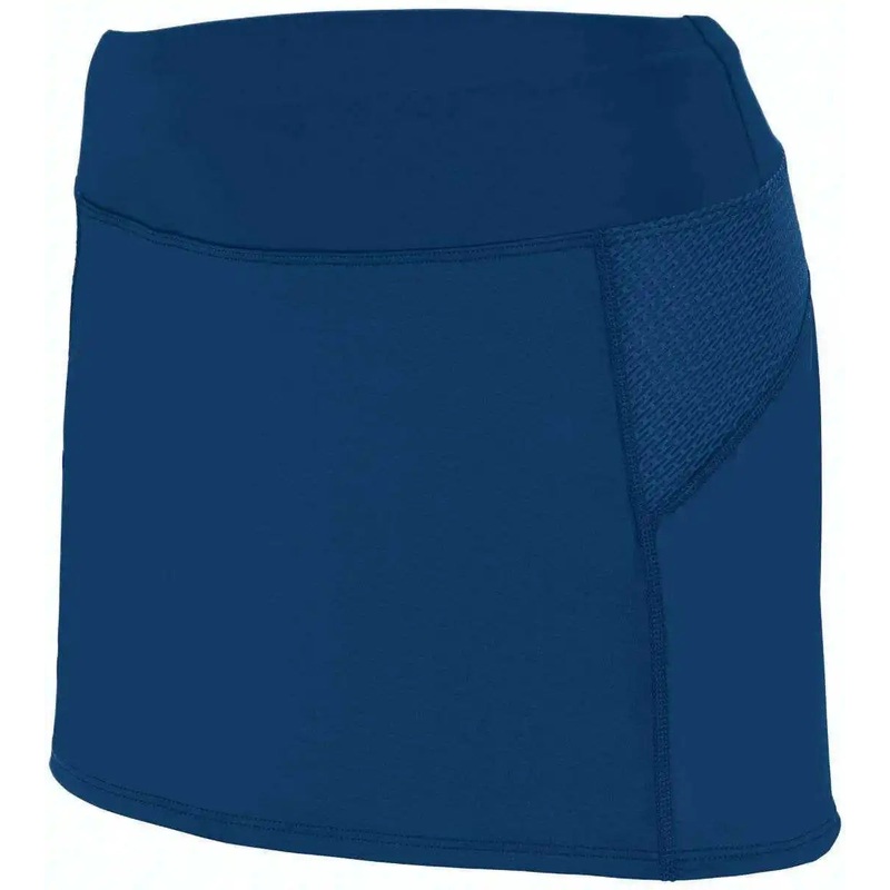 Augusta 2420 Ladies Femfit Skort – Navy Dark Gray