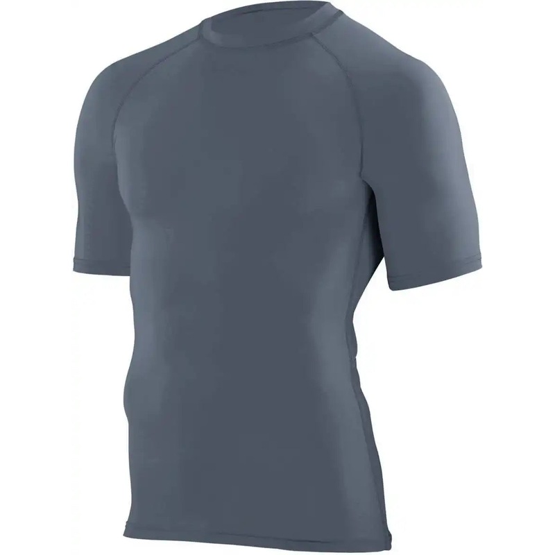 Augusta 2600 Hyperform Compression Short Sleeve Shirt – Dark Gray