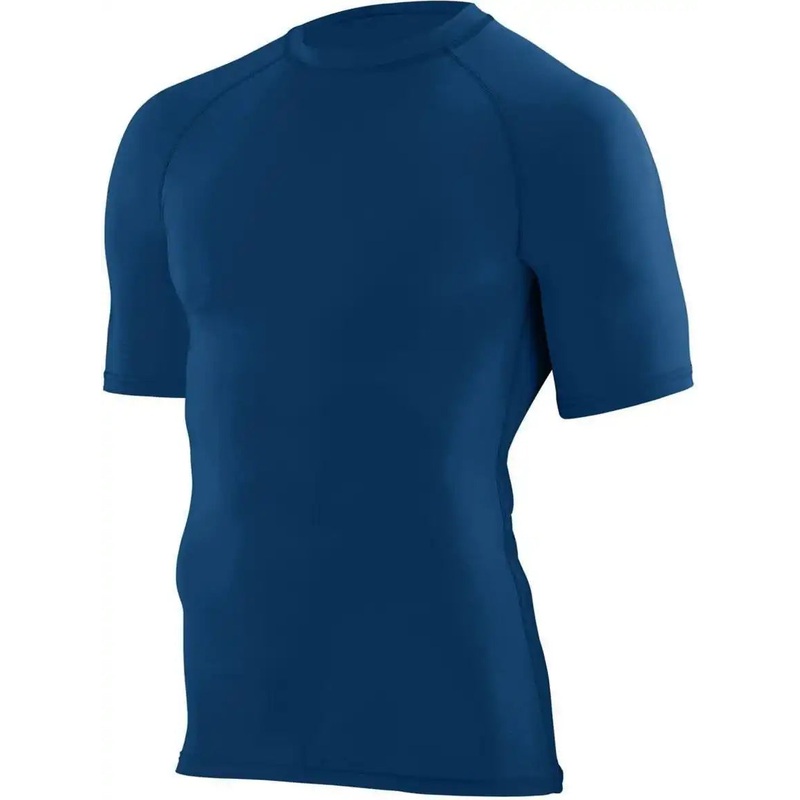 Augusta 2600 Hyperform Compression Short Sleeve Shirt – Navy