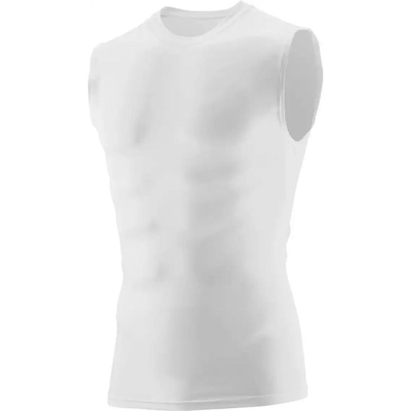 Augusta 2603 ?Youth Sleeveless Compression Shirt – White