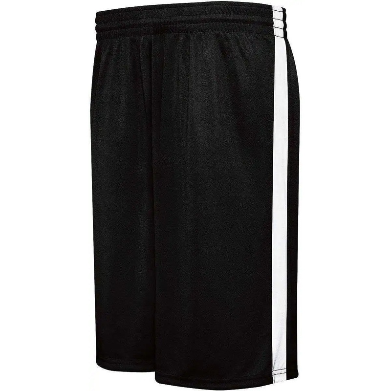 Augusta 335870 Adult Competition Reversible Short – Black White