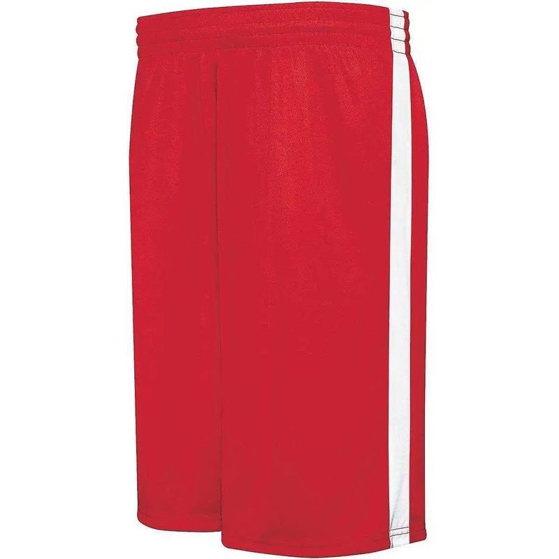 Augusta 335870 Adult Competition Reversible Short – Scarlet White