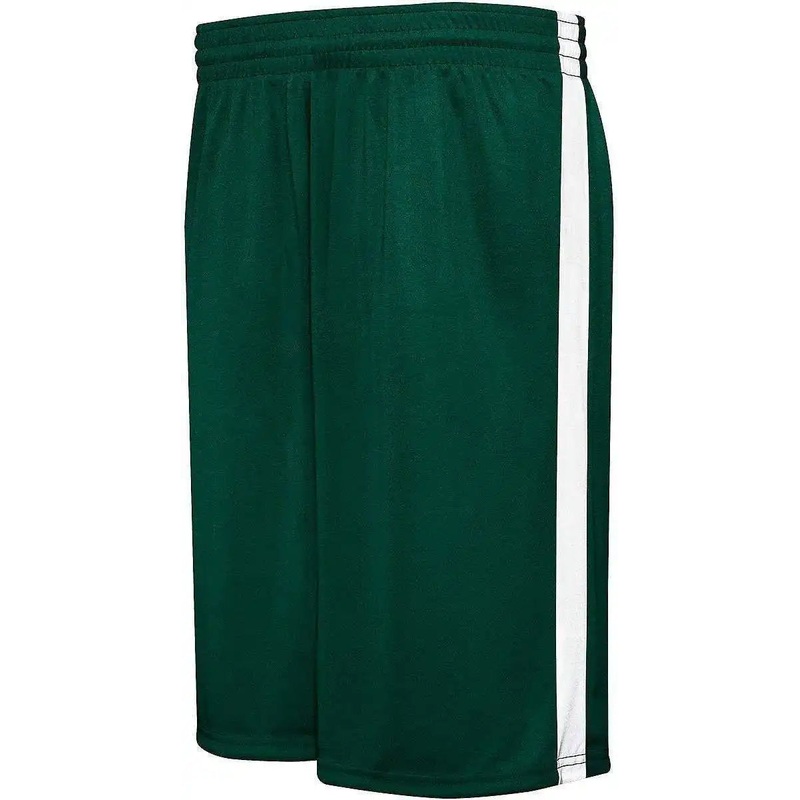 Augusta 335871 Youth Competition Reversible Short – Forest White