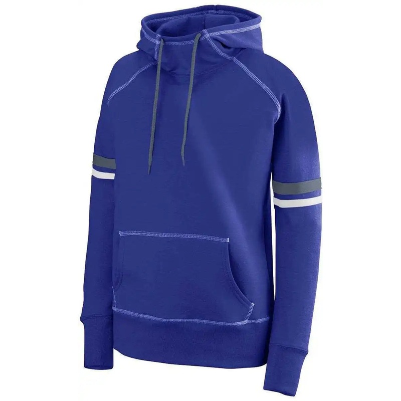 Augusta 5440 Ladies Spry Hoody – Purple White Graphite