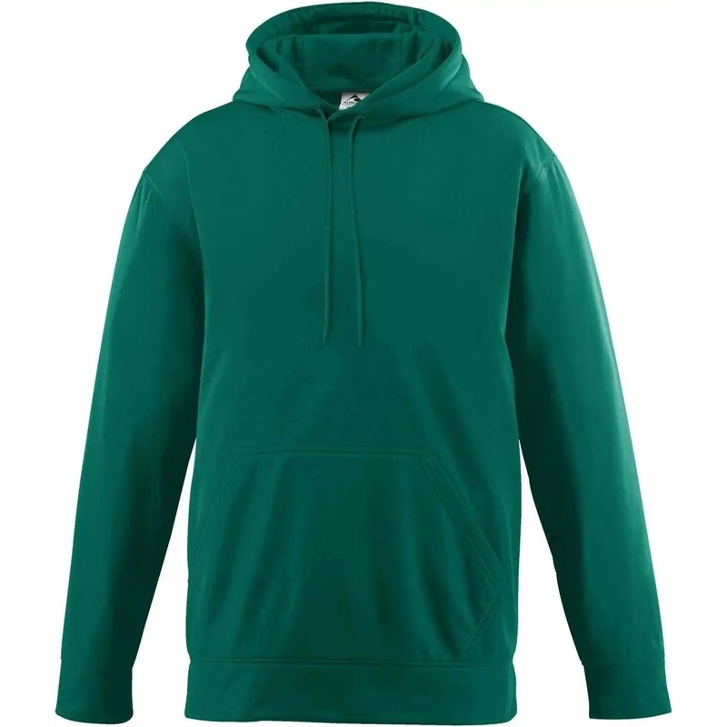Augusta 5506 Wicking Fleece Hooded Sweatshirt – Youth – Dark Green