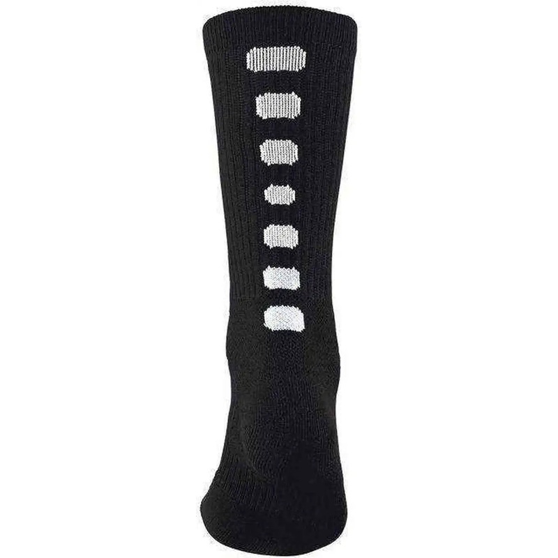 Augusta 6091 Color Block Crew Sock – Black White