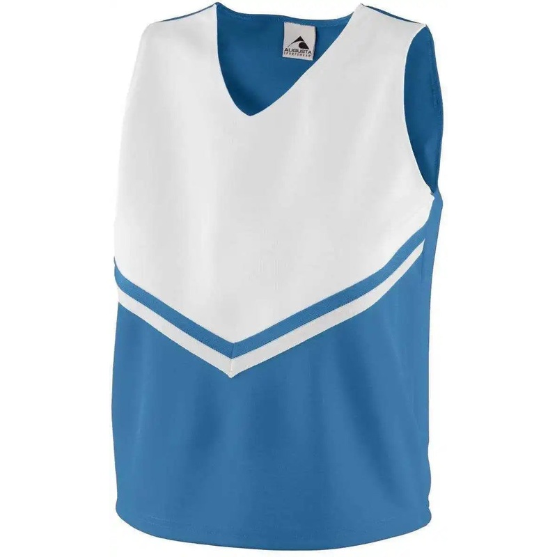 Augusta 9111 Girls Pride Shell – Columbia Blue White