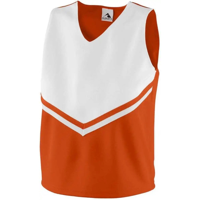 Augusta 9111 Girls Pride Shell – Orange White