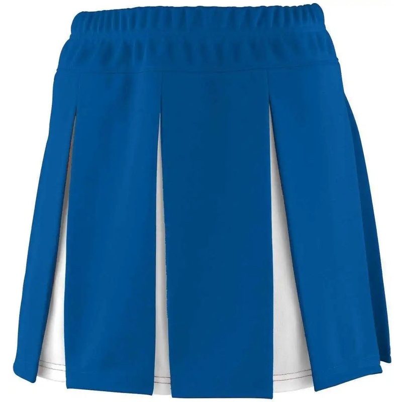 Augusta 9115 Ladies Liberty Skirt – Royal White