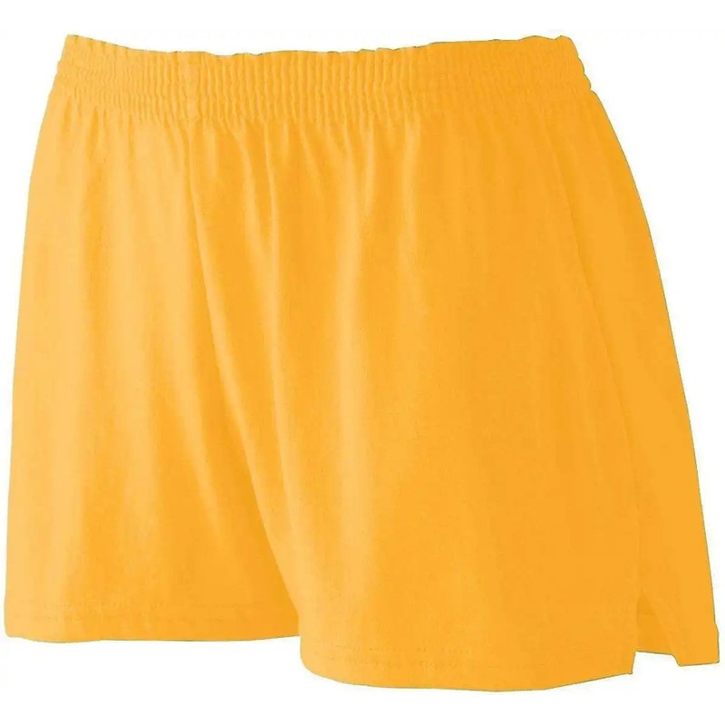 Augusta 988 Girls Trim Fit Jersey Short – Gold