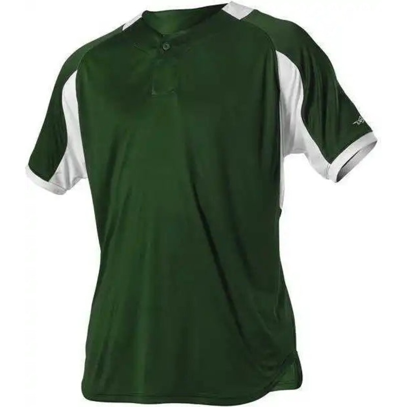 Alleson Athletic 5081BY Youth Baseball Jersey – Forest White