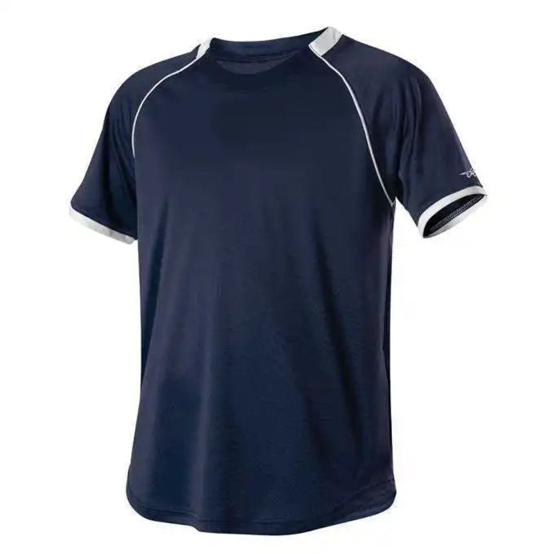 Alleson Athletic 508C1Y Youth Baseball Jersey Crew Neck – Navy White