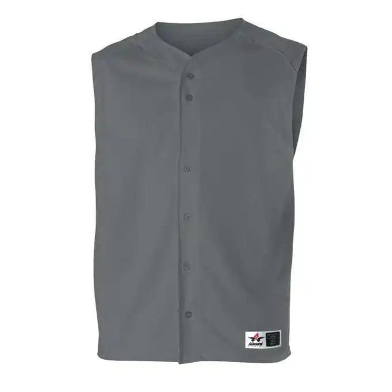 Alleson Athletic 52MV Adult Baseball Vest – Charcoal Solid