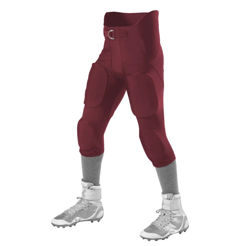 Alleson Athletic 689S Adult Intergrated Football Pant (Pads Not Included) – Cardinal
