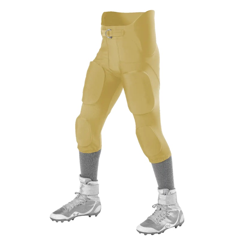 Alleson Athletic 689S Adult Intergrated Football Pant (Pads Not Included) – Vegas Gold