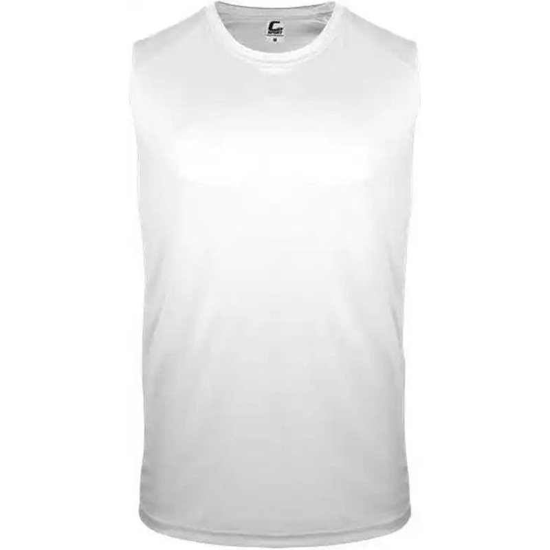 C2 Sport 5230 Youth Sleeveless Tee – White