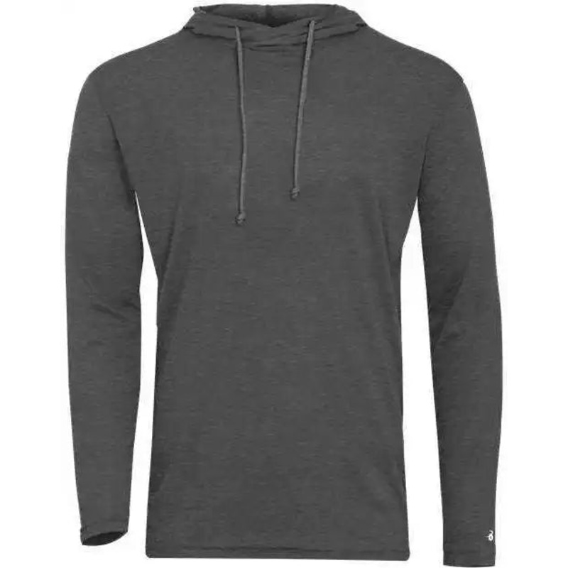 Badger Sport 2905 Tri-Blend Surplice Youth Hoodie – Graphite Heather